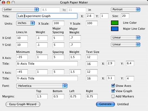Graph Paper Maker 3.0.1 screenshot