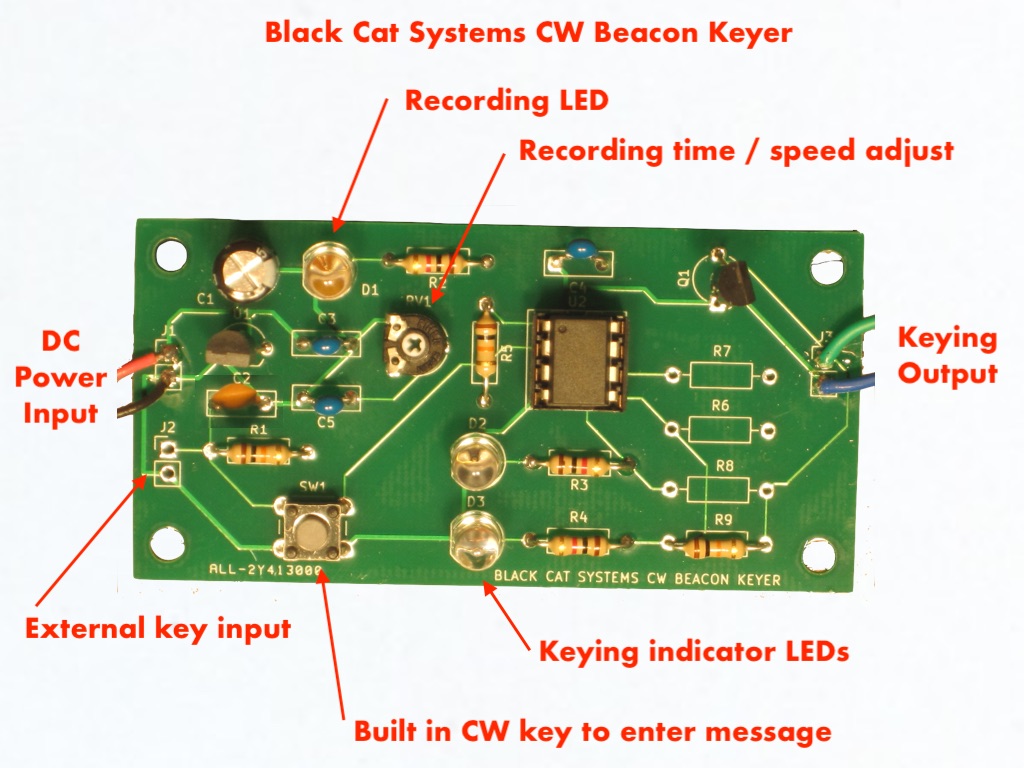 word keyer on ATTiny13 assembled unit Telegraph CW key 